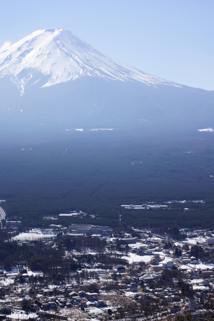 天上山から望む