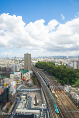 模型風景に見える世界