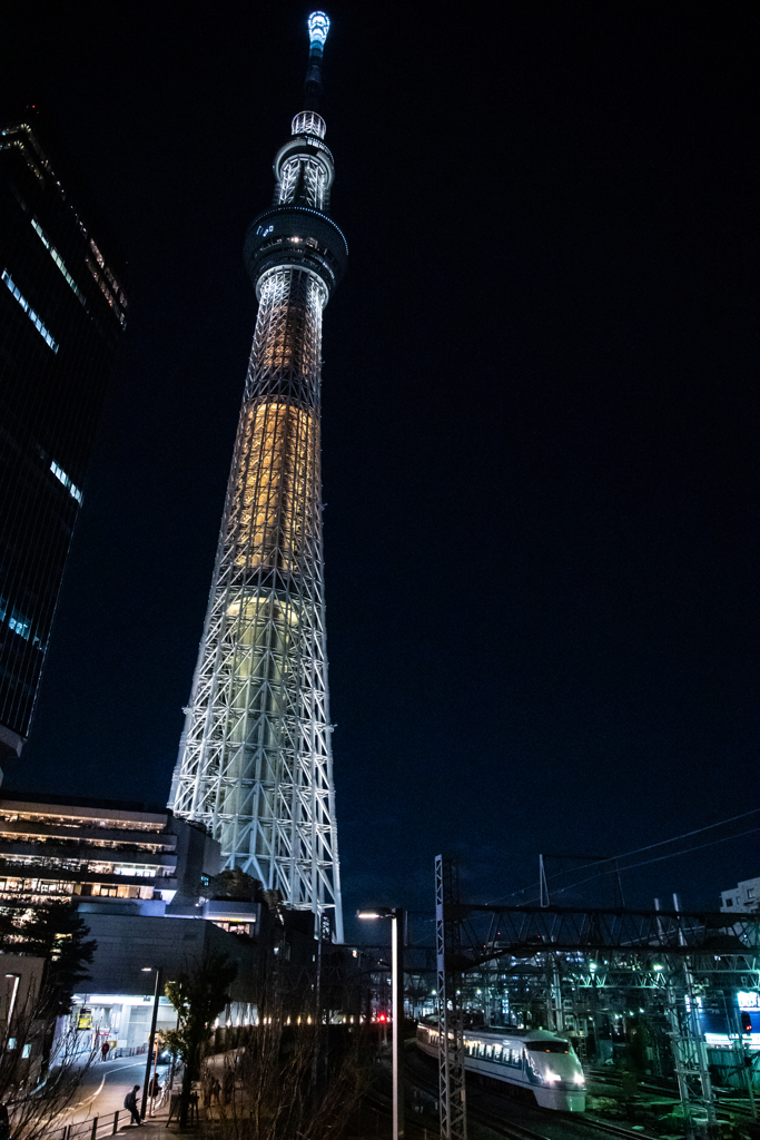 スカイツリーの灯る街（スペーシアver）