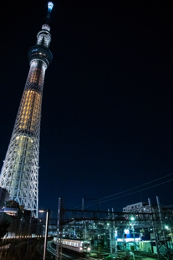 スカイツリーの灯る街