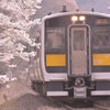 桜咲く矢祭山駅