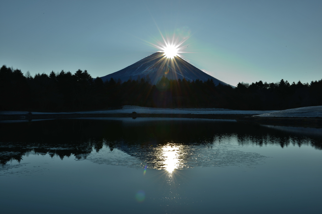 富士山　初日の出