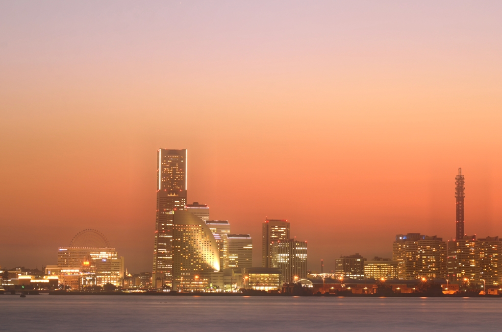 夕暮れ