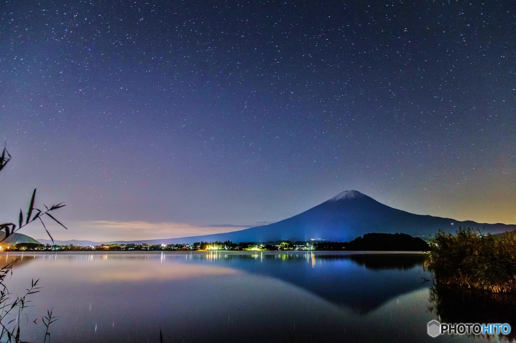 冠雪と星空と…