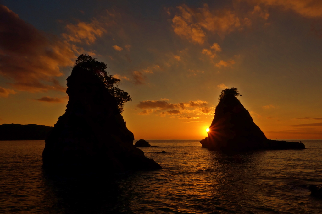 法華崎の夕景