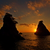 法華崎の夕景