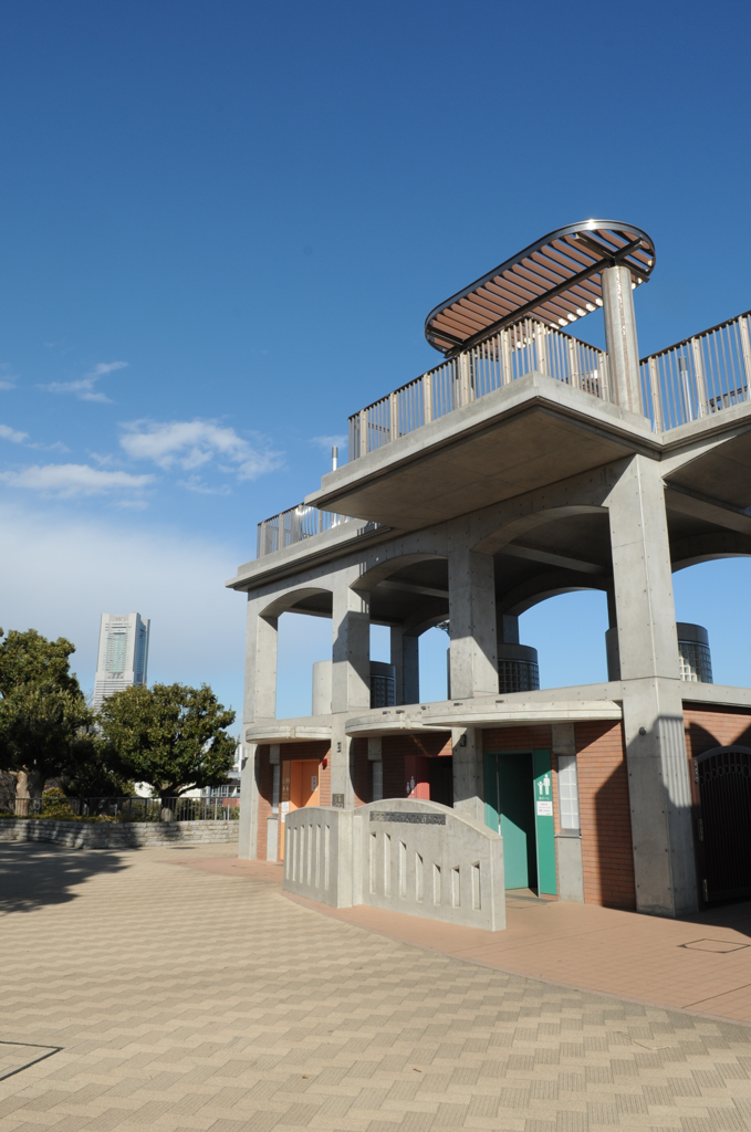 野毛山公園の展望台