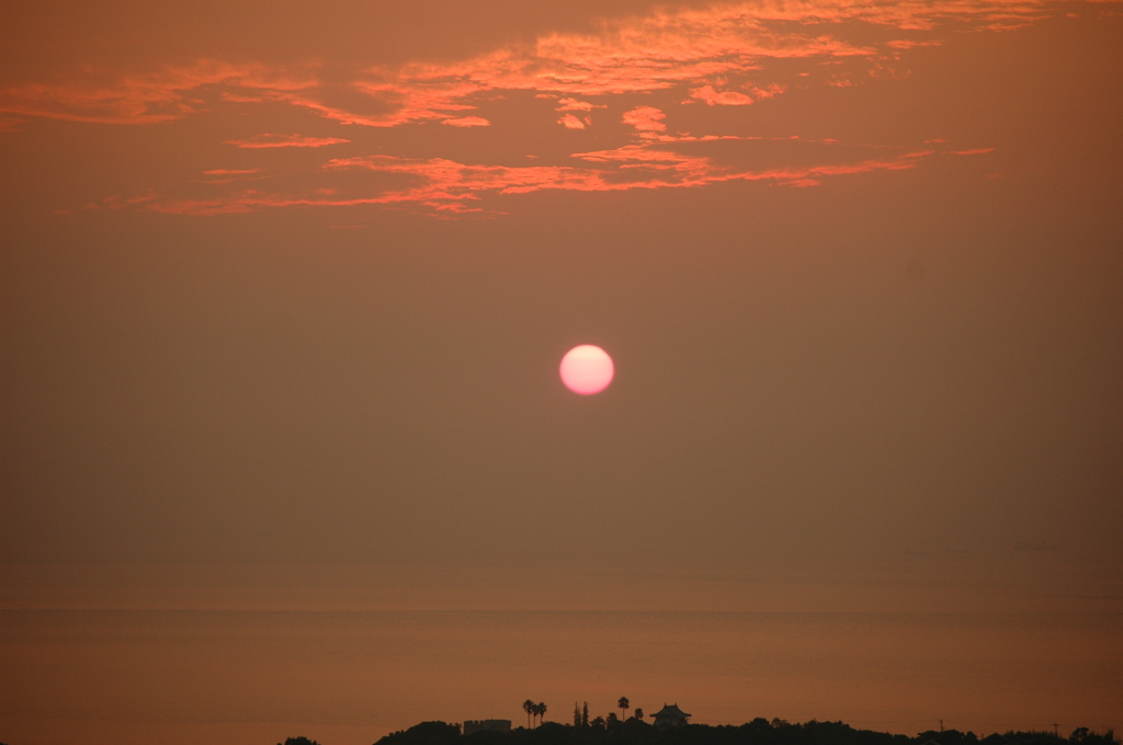 淡路島の夕暮れ