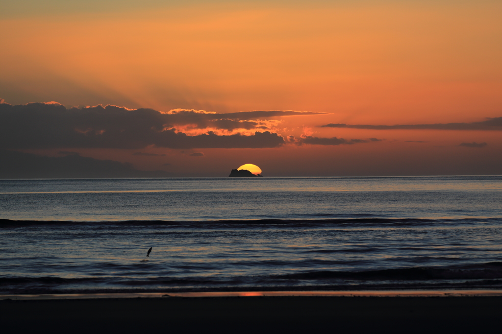 夕日～吹上浜