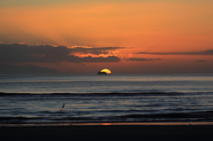 夕日～吹上浜