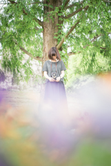 portrait# colorful girl