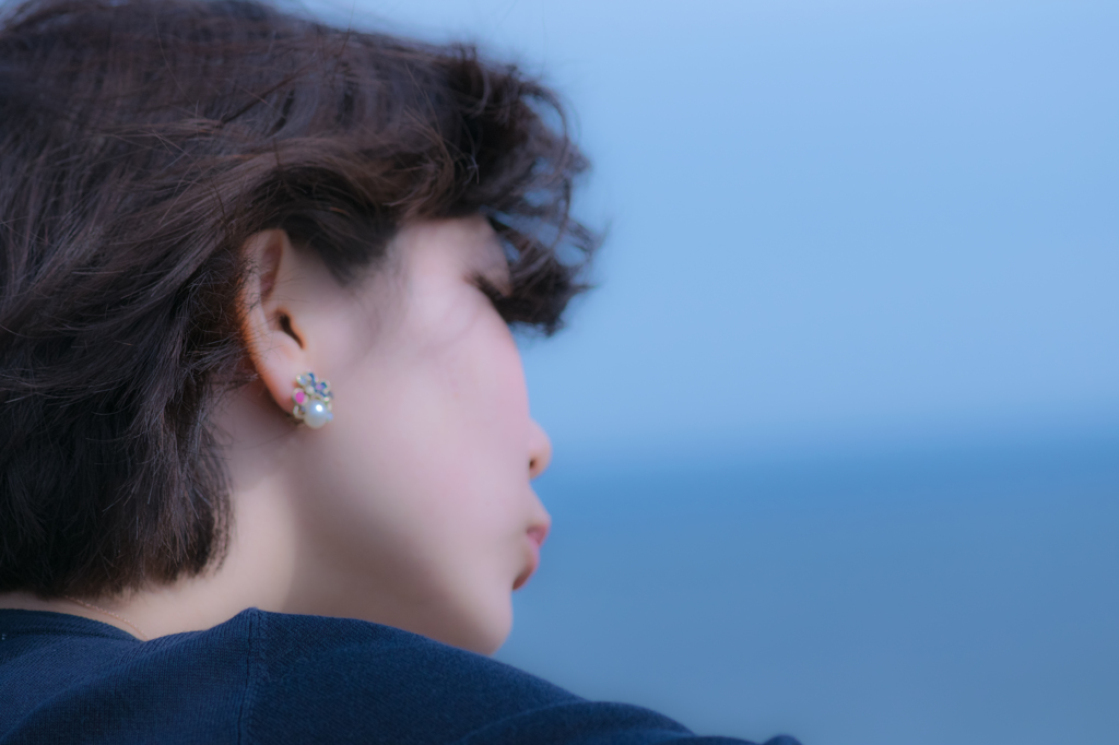 海風に吹かれて