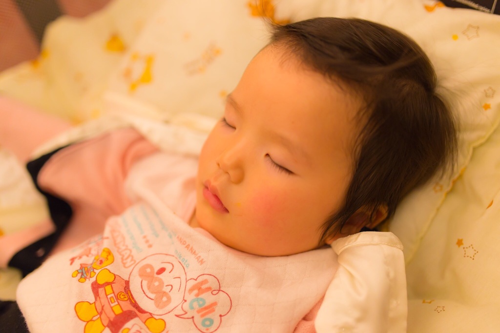 ちっちゃな怪獣のお昼寝