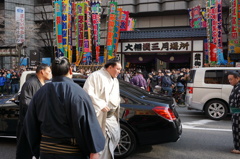 横綱 白鵬　会場入り