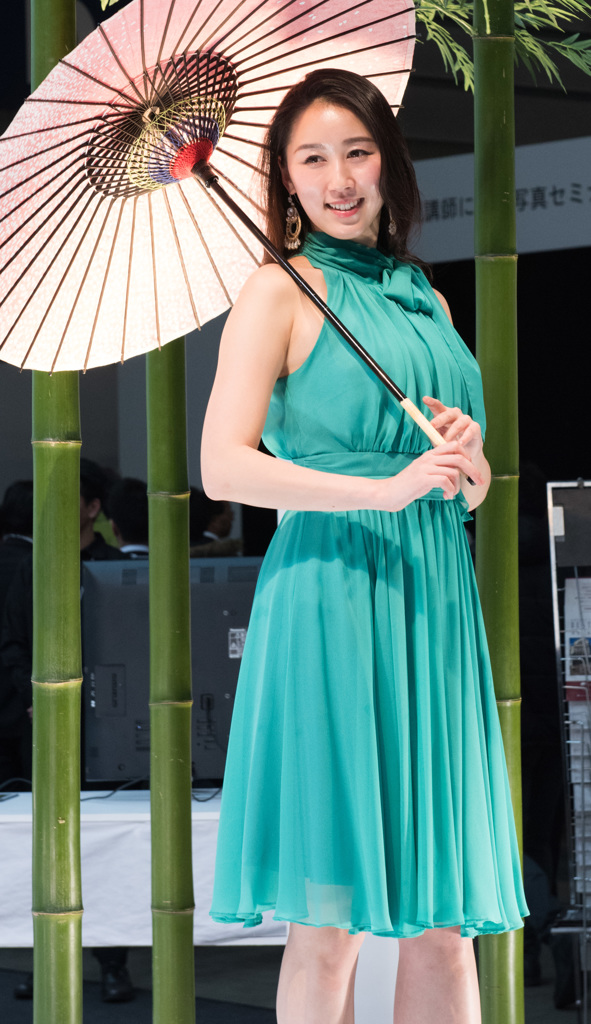 ソニーブースにて。