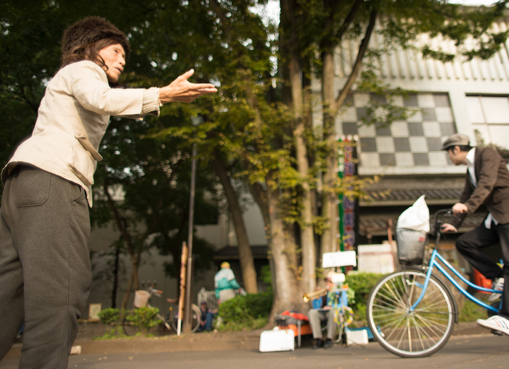 上野のパフォーマー