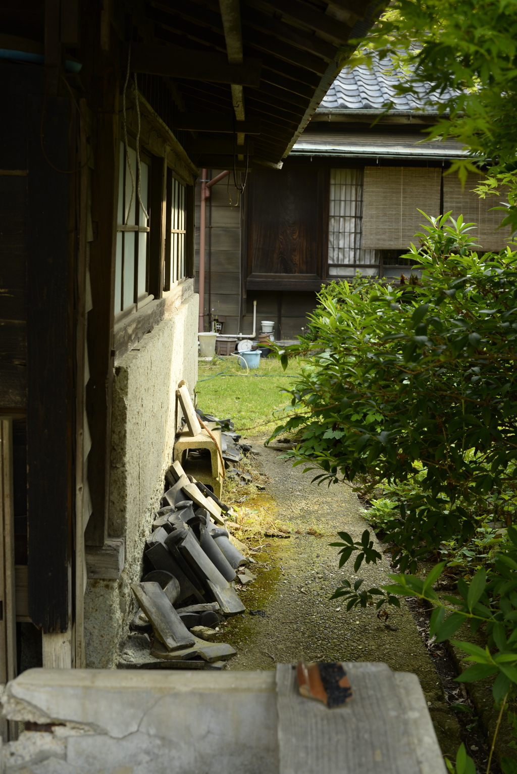 庭への抜け道