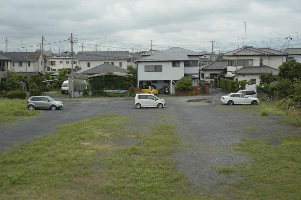 空きの多い駐車場