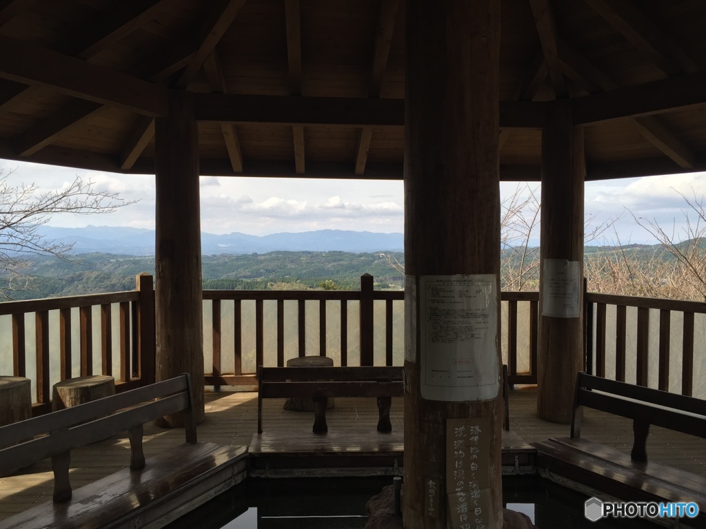 足湯からの眺め