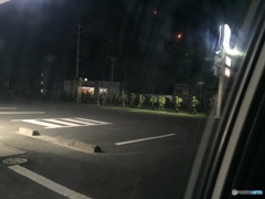 深夜の行軍
