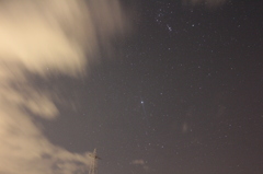 雲が多過ぎた星空撮影