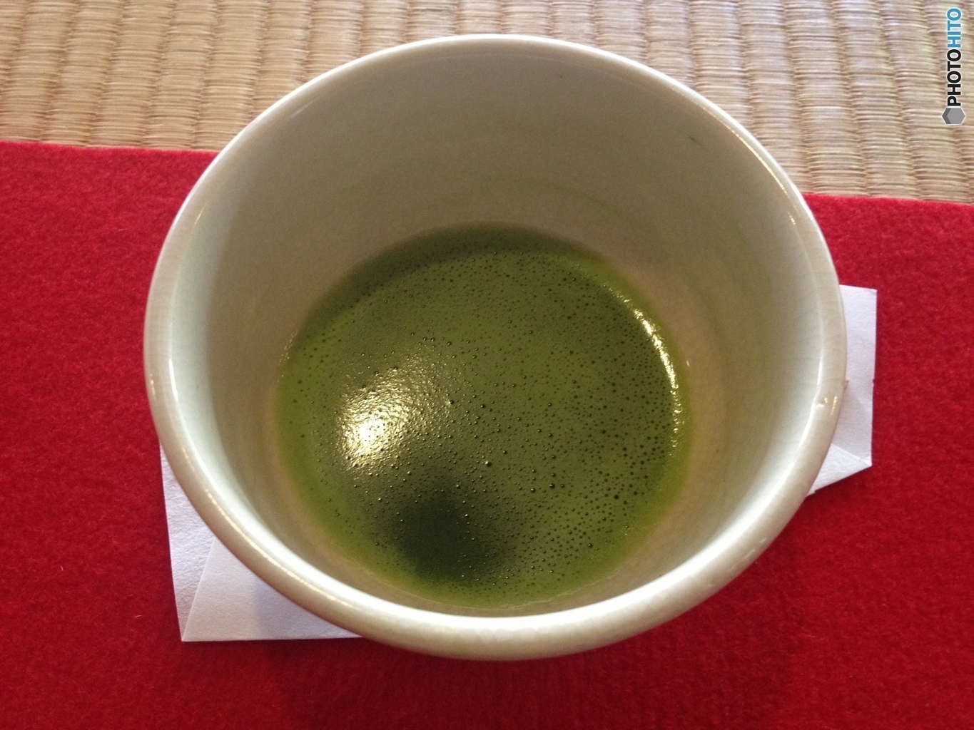 お茶も出ます