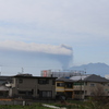 桜島の煙が何か面白かった