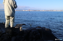 一方の釣り写真は。。。