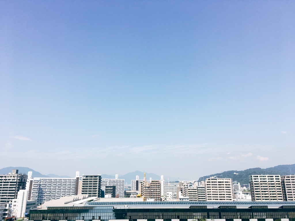 広島城から