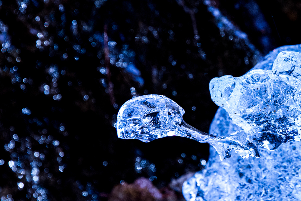 piece of broken ice