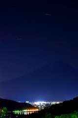 富士展望台にて。
