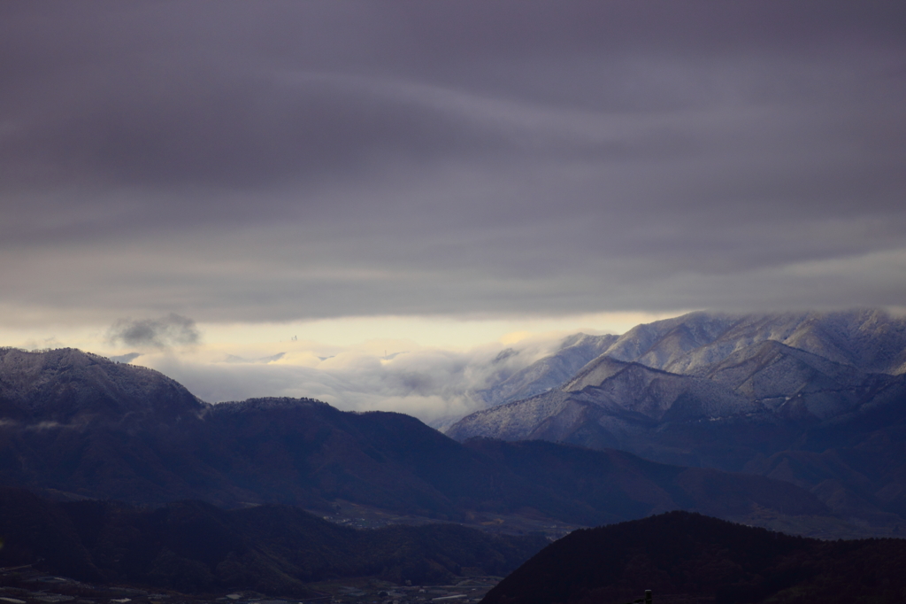 4月の雪山