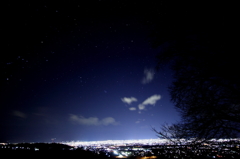 夜景＋星＝寒い