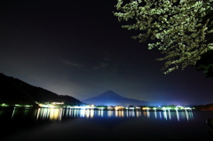 夜桜富士