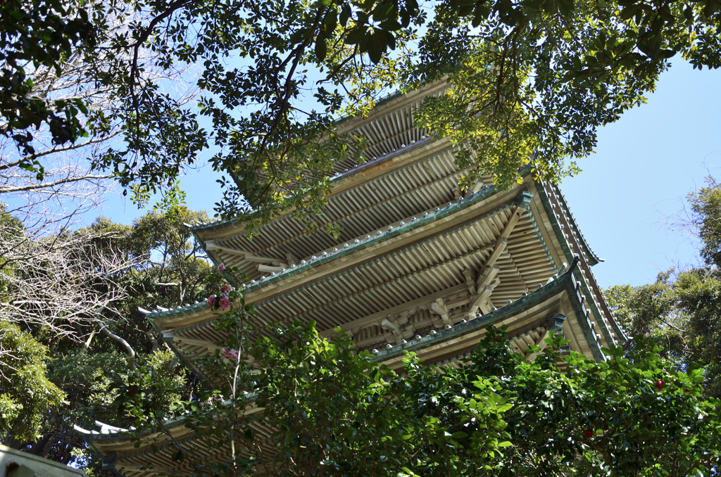 龍口寺五重の塔２