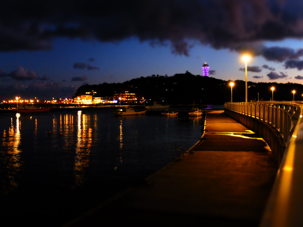夜の江の島１