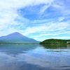 富士山　山中湖にて