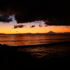 富士山と夕焼け