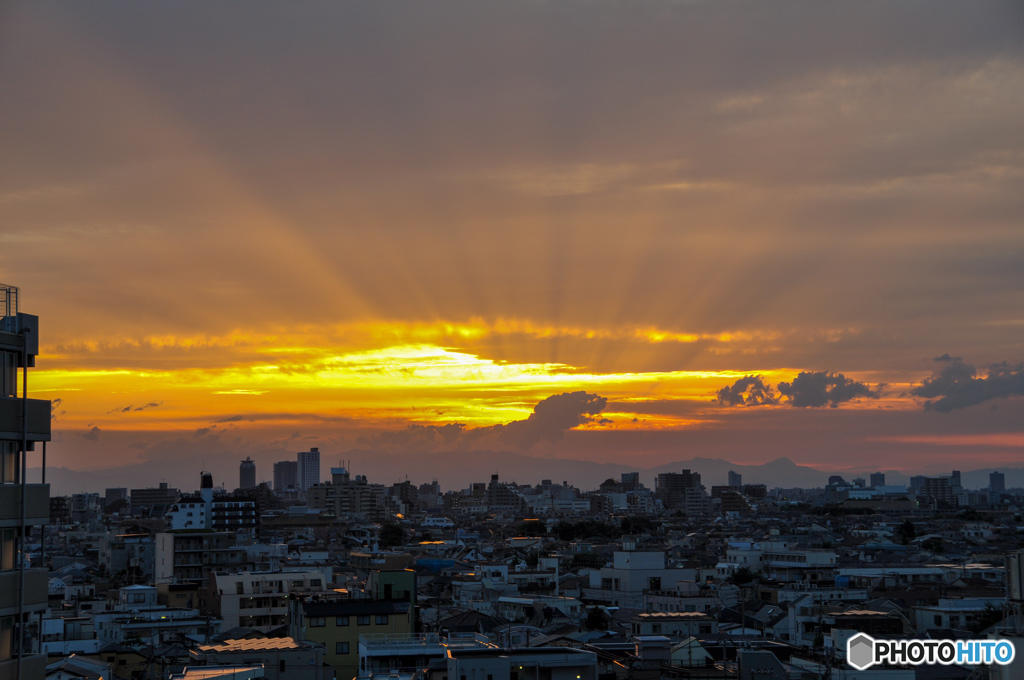 夕暮れ