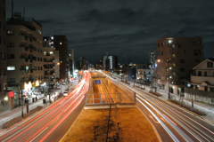 夜の山手通