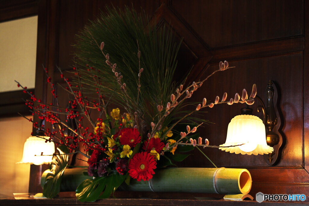 横浜山手西洋館　新春飾り（山手111番館）