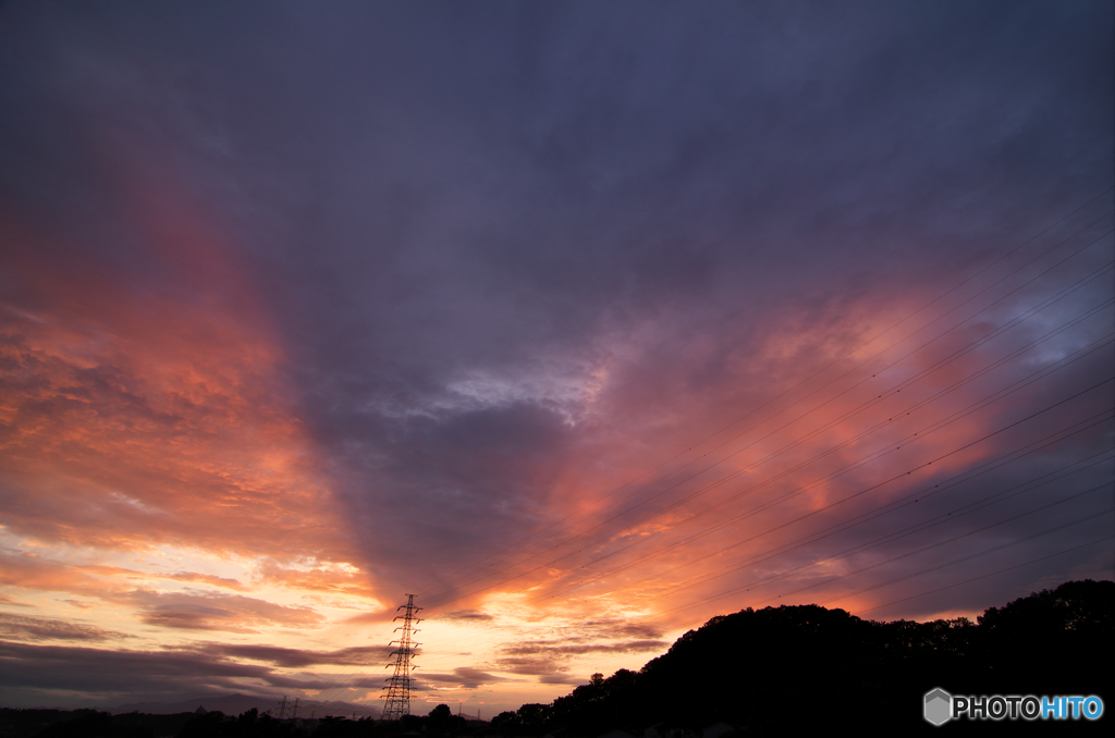 空の影