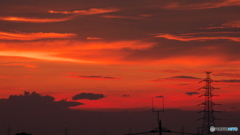 今日の夕空