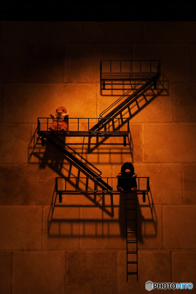 壁飾りに魅かれて