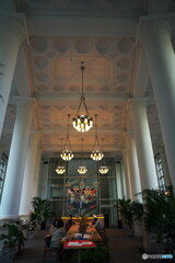 歴史的建造物の中