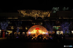 輝くスノードーム