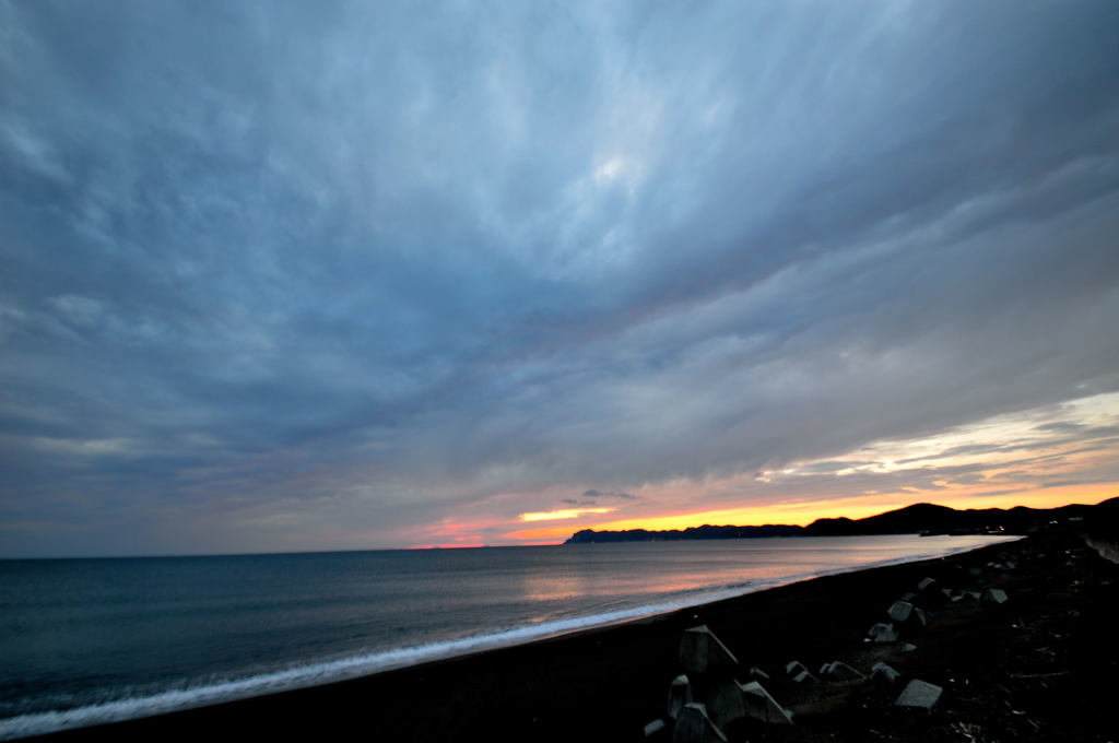 権現崎の夕陽