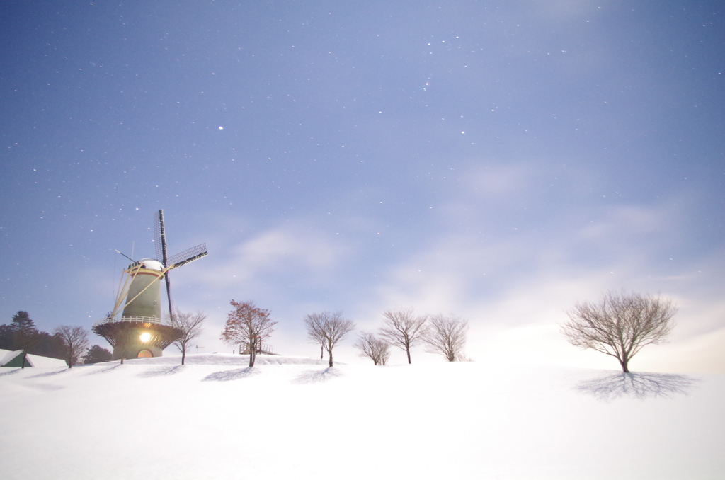 雪降るフートピア
