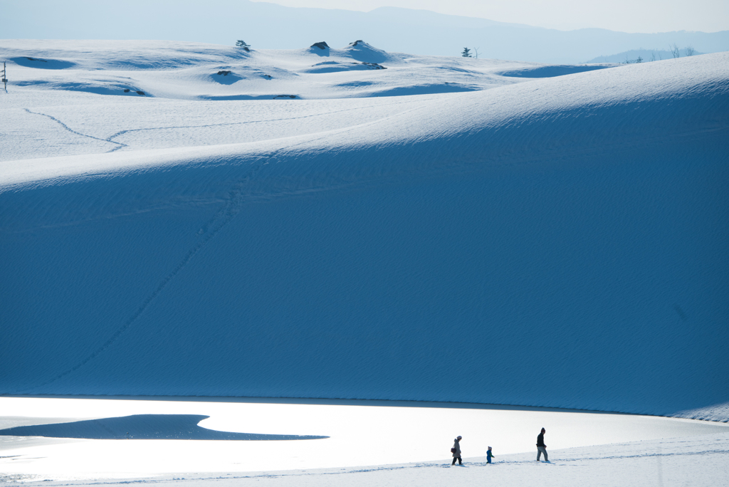 砂丘雪景　～氷の惑星～