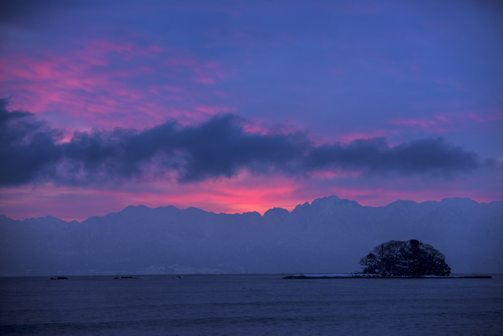 染まる空